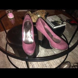 Slight worn chunky heels size 11